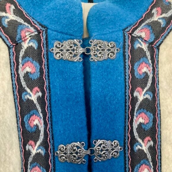 Vintage Evebøfoss Firda Norwegian Wool Coat - Picture 2 of 6